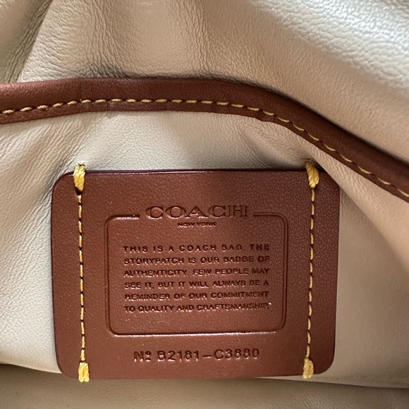 ❌SOLD❌ Coach Pillow Tabby Top Handle Crossbody Bag Ivory 18 - Picture 11 of 15